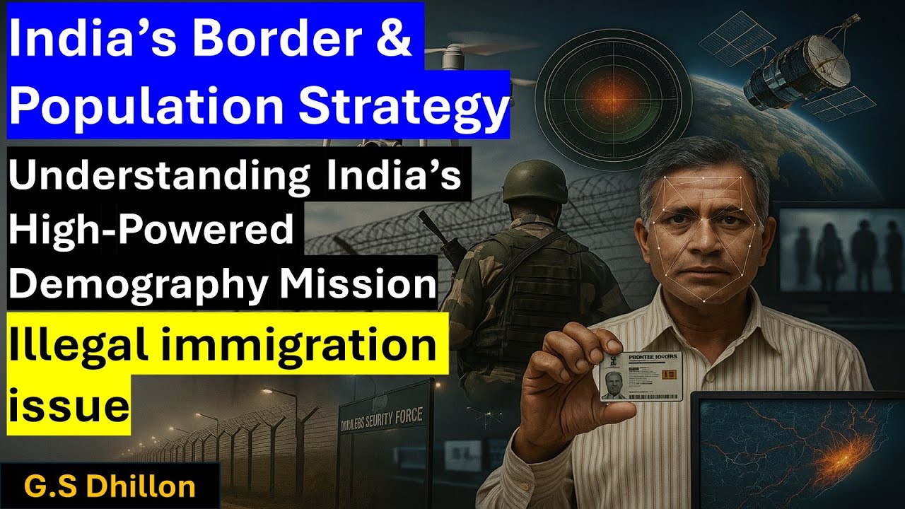 India’s Border & Population Strategy | Demography Mission Illegal Immigration & Border Security UPSC