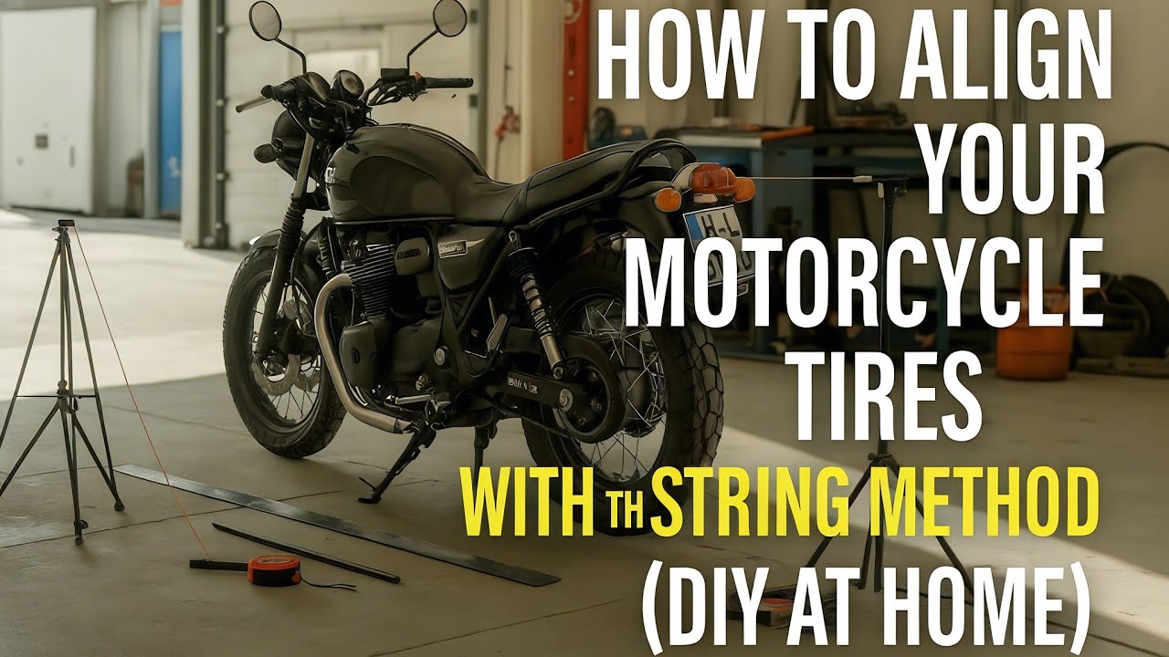 How to Align Your Motorcycle Tires with the String Method (DIY at Home)