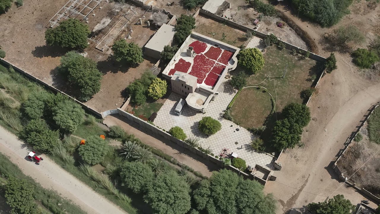 Aerial View of Lala Farms, Tando Adam