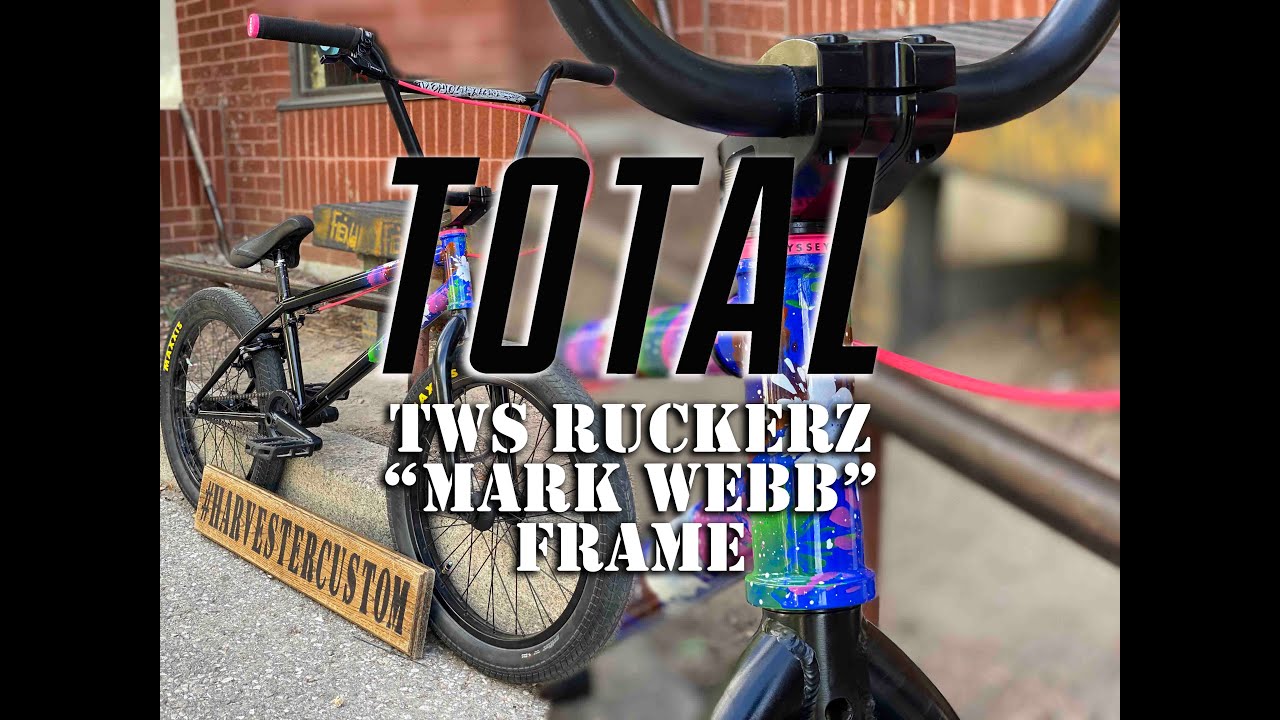 TOTAL TWS RUCKERZ "MARK WEBB" FRAME BUILD @ Harvester Bikes