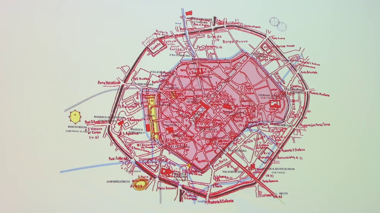 Milano nelle mappe antiche