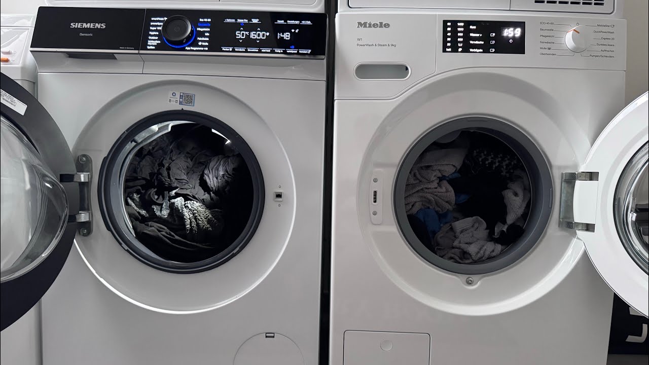 Siemens vs. Miele Washrace | Cottons Quick 