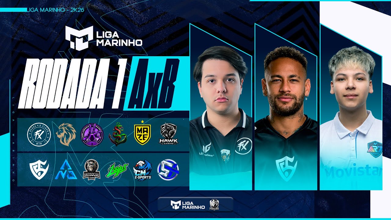 LIGA MARINHO | S3 - RODADA 01 - GRUPOS A e B | FLUXO TEAM SOLID LYON INF ANTI #FREEFIRE