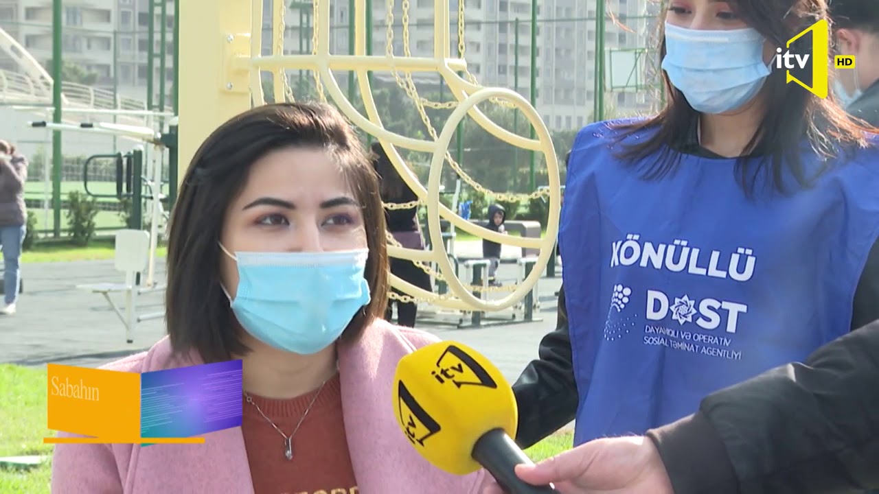 Əlilliyi olan şəxslər üçün açıq havada idman əyləncə sahəsi istifadəyə verilib