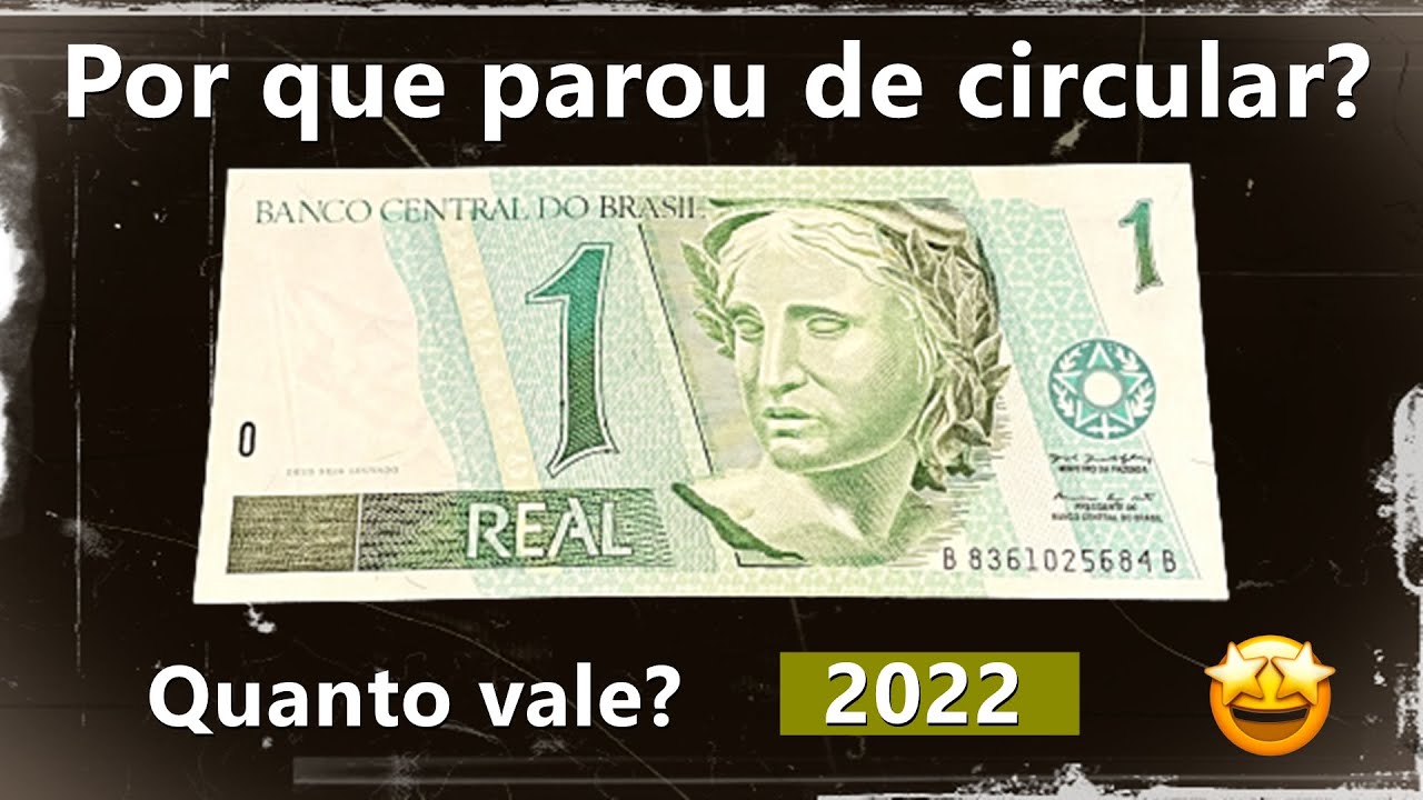 Quanto vale a nota de 1 REAL? (valor de cat&aacute;logo)