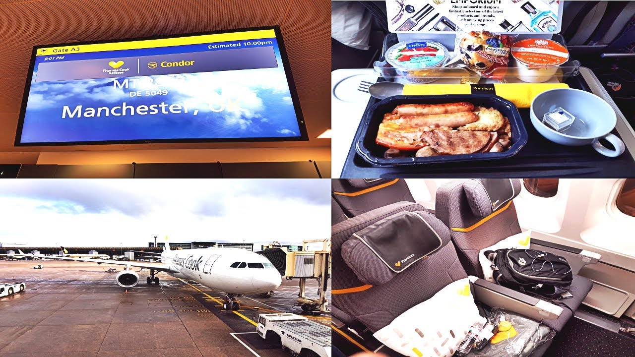 Thomas Cook PREMIUM CABIN New York to Manchester|Airbus A330-200