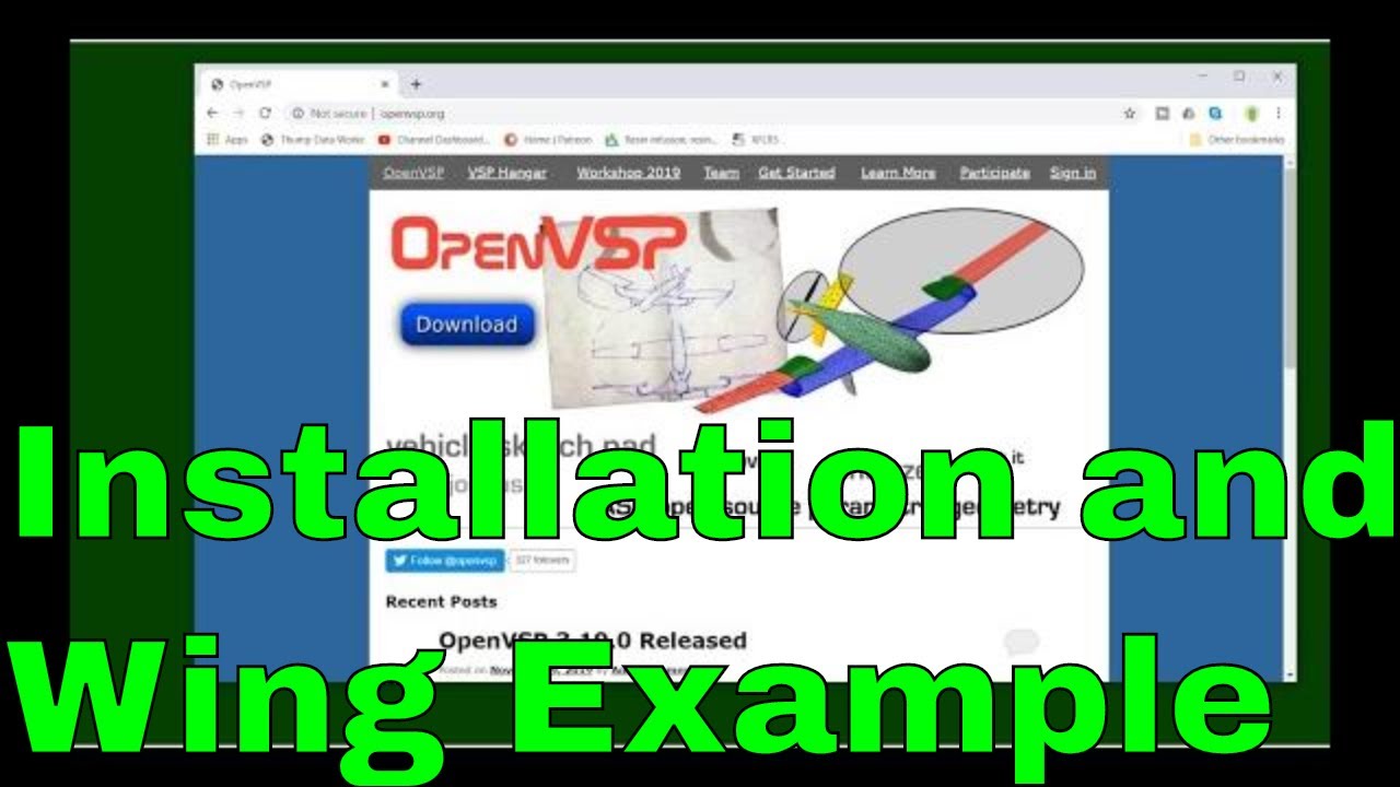 Учебное пособие по OpenVSP: установка и запуск