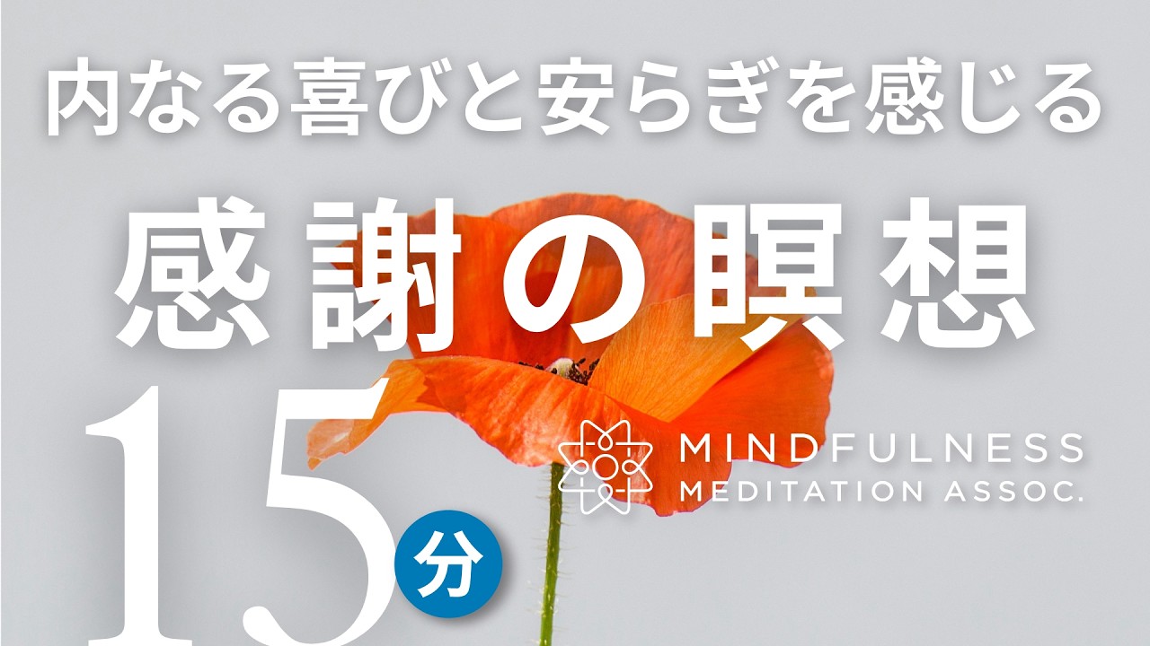 感謝の瞑想　１日１５分　内なる喜びを感じて、幸福感と感謝力を高めるマインドフルネス瞑想
