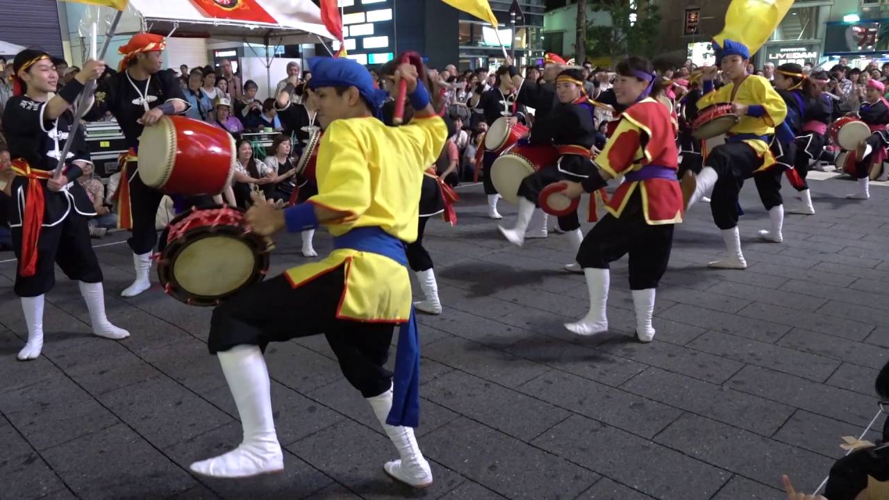 琉球國祭り太鼓（オジー自慢のオリオンビール）/ 新宿エイサーまつり2016