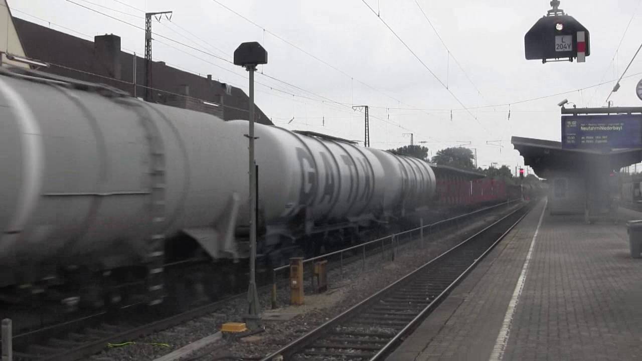 Donauwörth Bahnhof Zugverkehr mit ICE, Taurussound, 151/152er-Kombi, agilis uvm. 08.10.2016