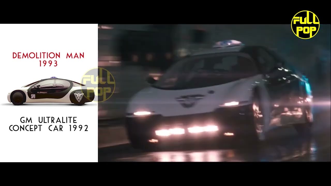 DEMOLITION MAN - GM ULTRALITE - FAMOUS FILMS AND TV CARS