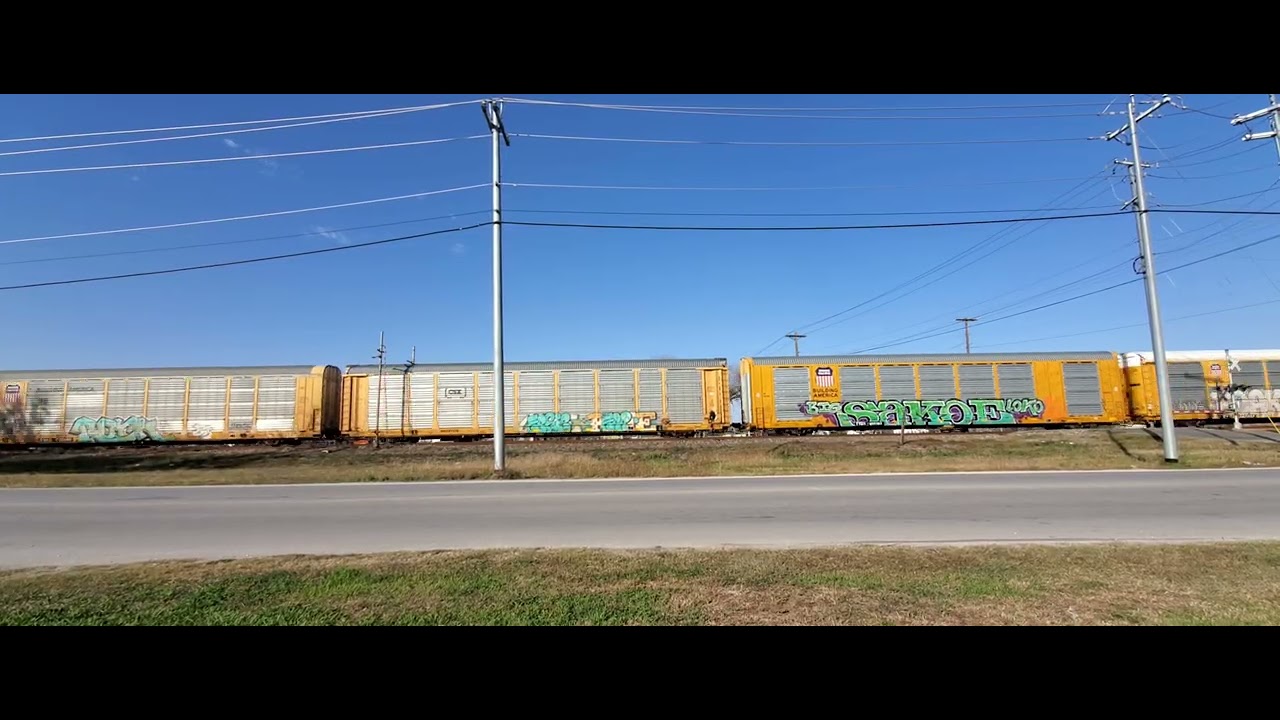 Autorack Train- Seguin TX (1-17-2026)