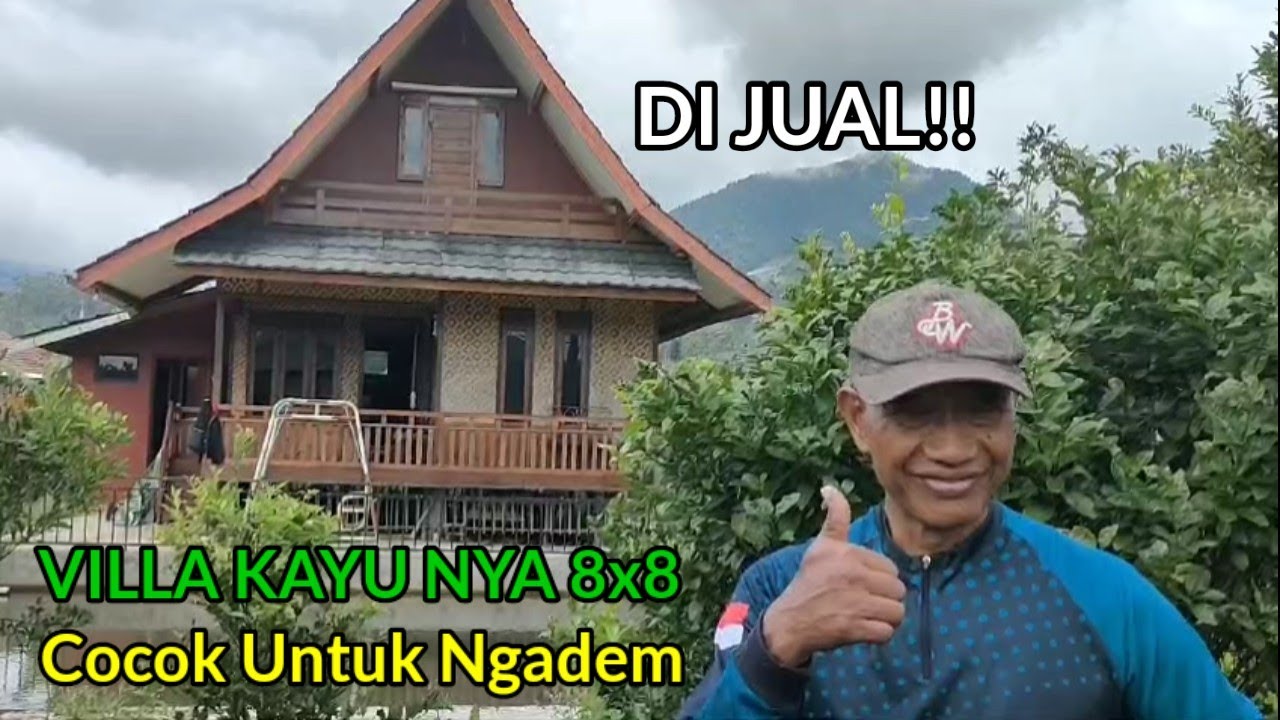 Ciwidey Yang Sejuk!! Ada Villa Kayu Mau Di jual Luas Tanah 58Tumbak SHM Di tawarkan 650jt Nego