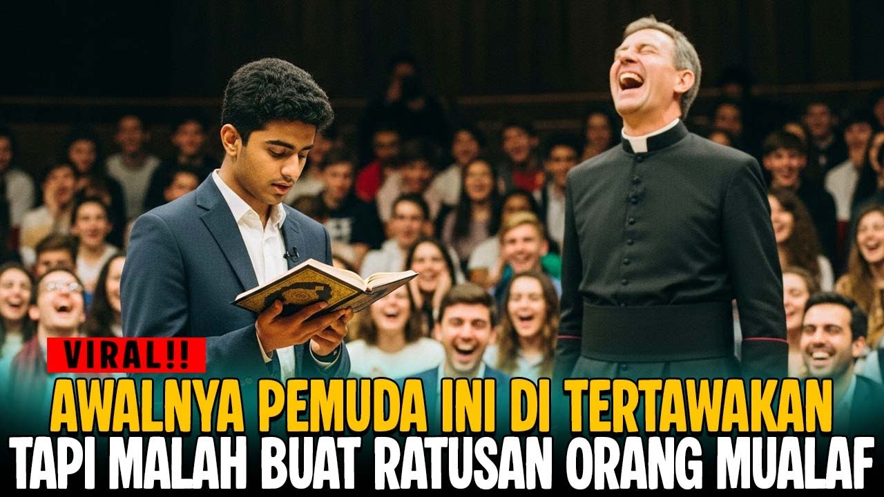 VIRAL‼️ PEMUDA MUSLIM BUAT PENDETA DAN RIBUAN PENONTON MASUK ISLAM HANYA KARENA SATU AYAT INI