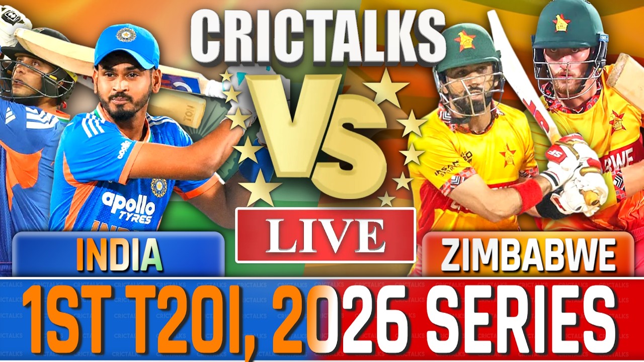 🔴 LIVE: IND Vs ZIM, 1st T20I, 2026 Series Live Cricket Score Commentary, 2nd Inn Live Match Today