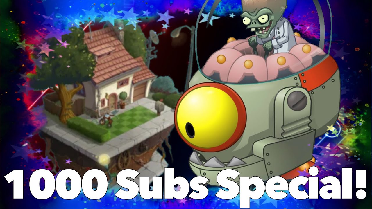 Plants vs Zombies 2 - All Modern Day Zomboss Battles (1000 Subscriber Special!)