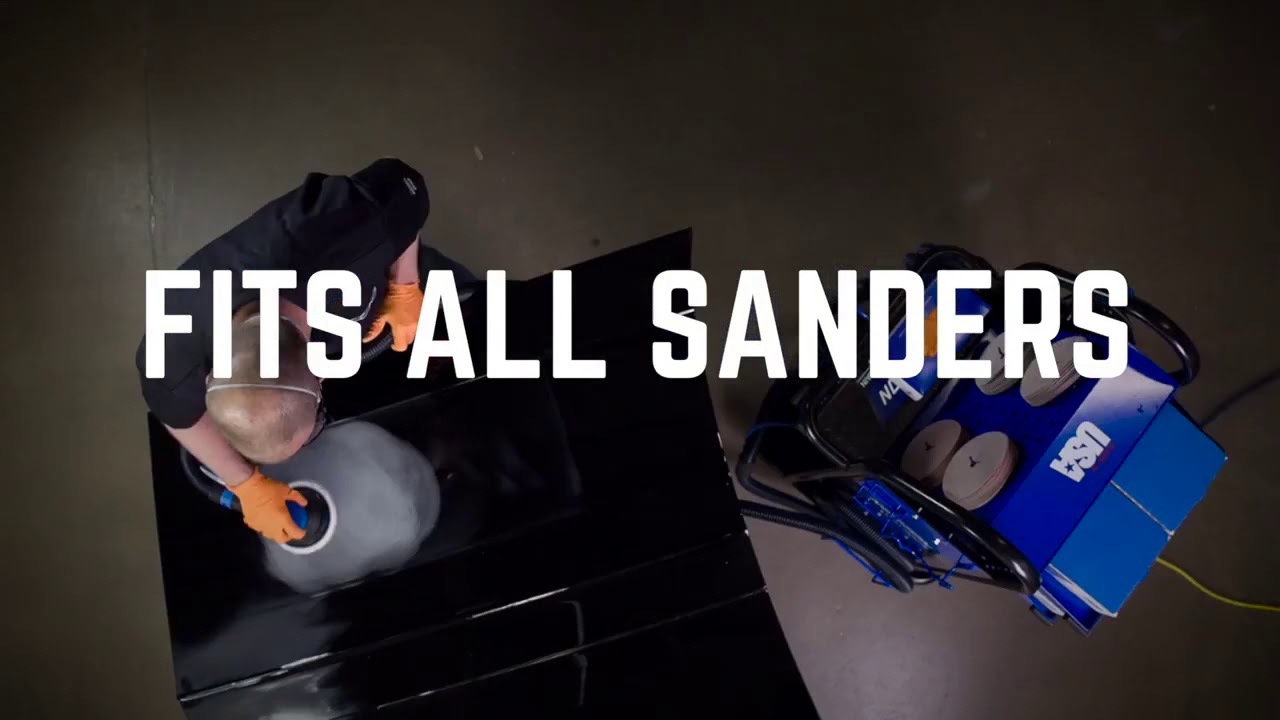 Automotive Refinishing  Sanding with Norton A275OP Multi Air Cyclonic