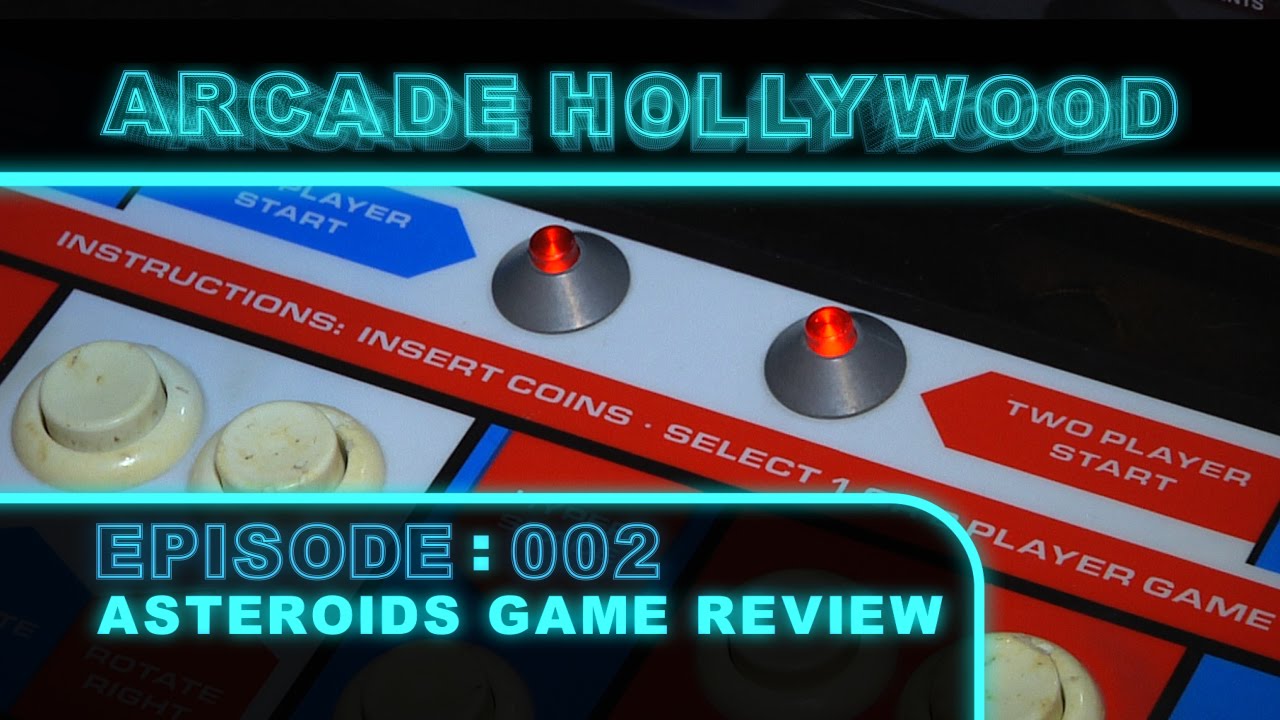 Atari Asteroids Coin Operated Video Game Review - Arcade Hollywood Episode 002