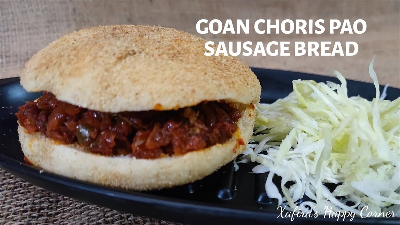 Goan Choris Pao ll Sausage Bread ll Choris Bread ll Choriso ll Poe 