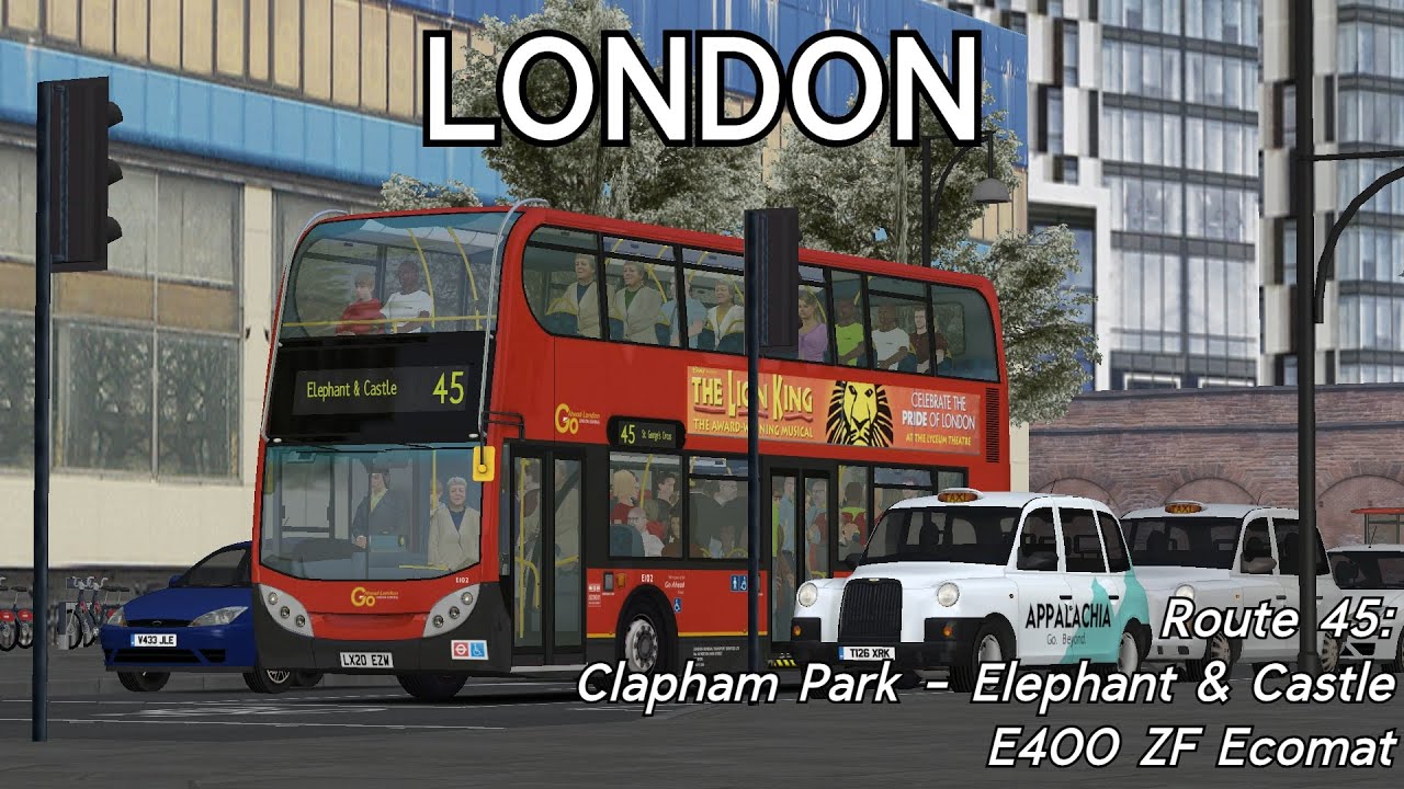 OMSI 2 | London Revisited | Route 45: Clapham Park - Elephant & Castle
