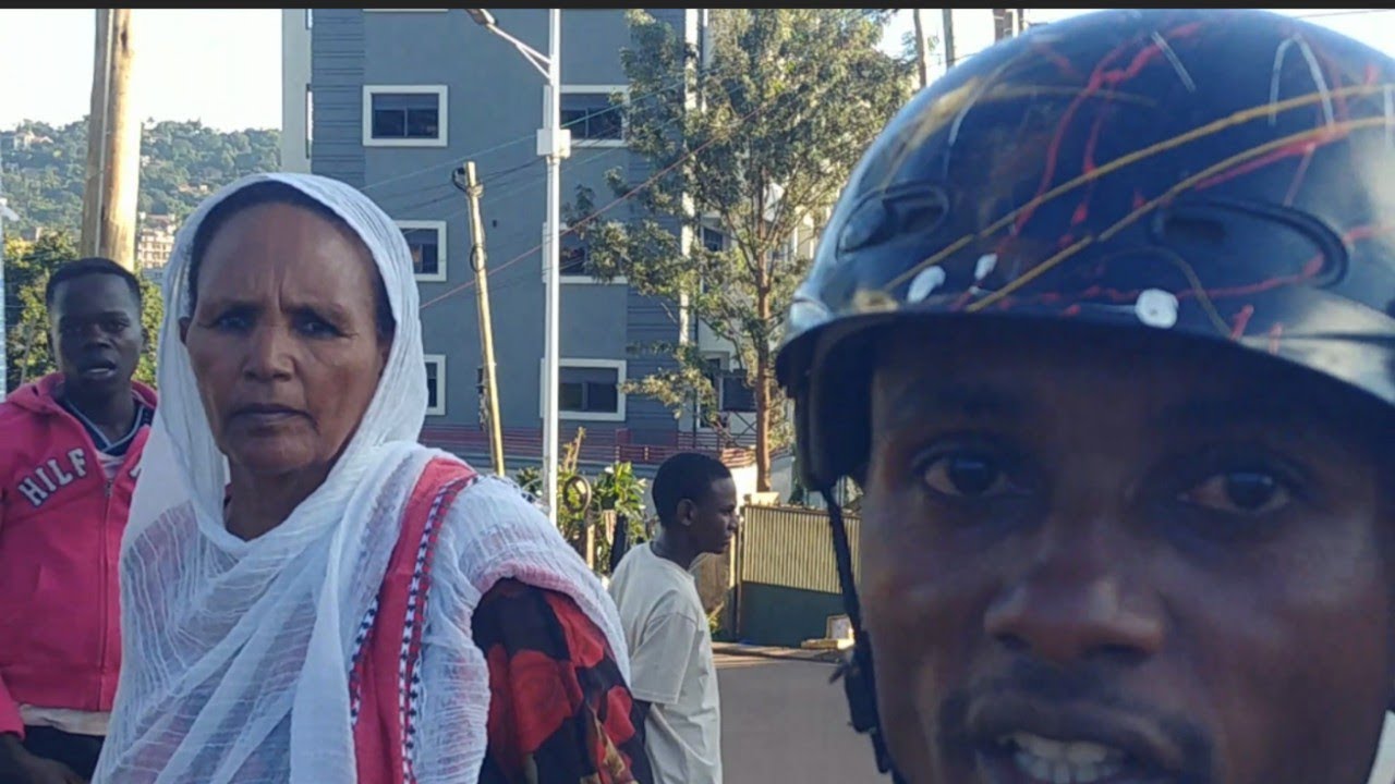 INSIDE A COMMUNITY SLUM WHERE ERITREANS AND LOCAL UGANDANS LIVE IN UGANDA