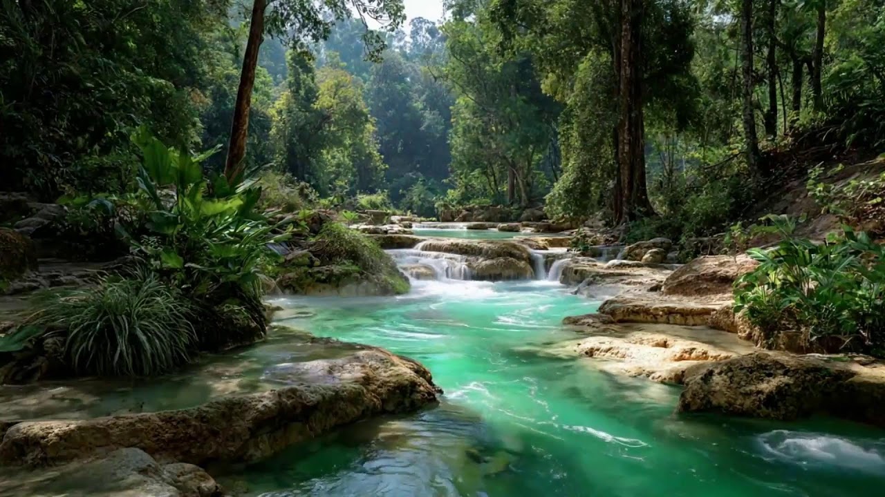 Steady River Water Sounds for Sleep Supporting Long and Comfortable Rest