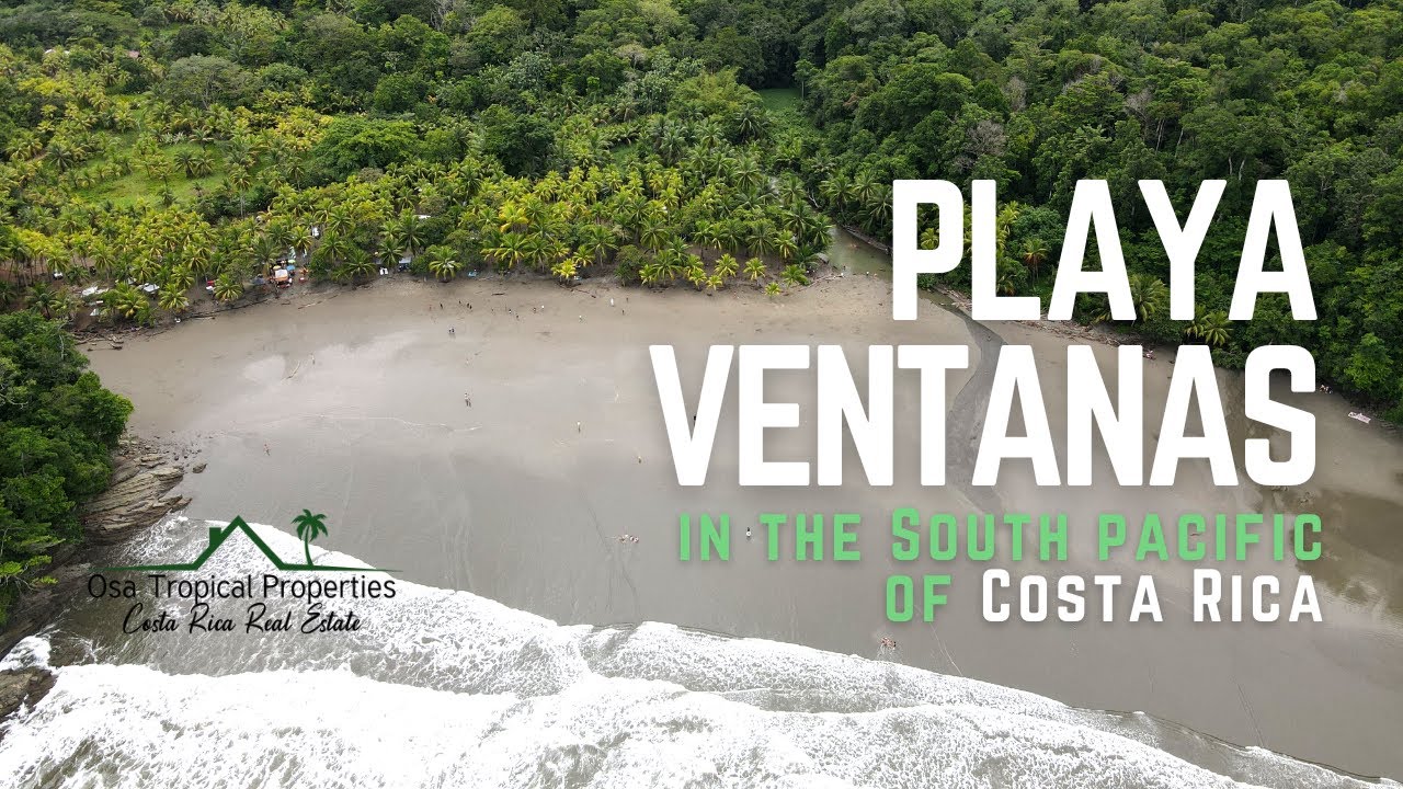 Playa Ventanas, In The South Pacific Of Costa Rica