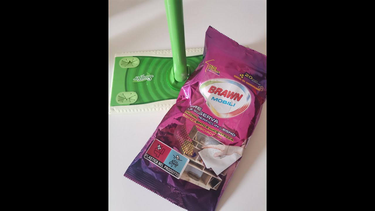 Swiffer e panni cattura polvere ottimo combo per pulire dove non si arriva!