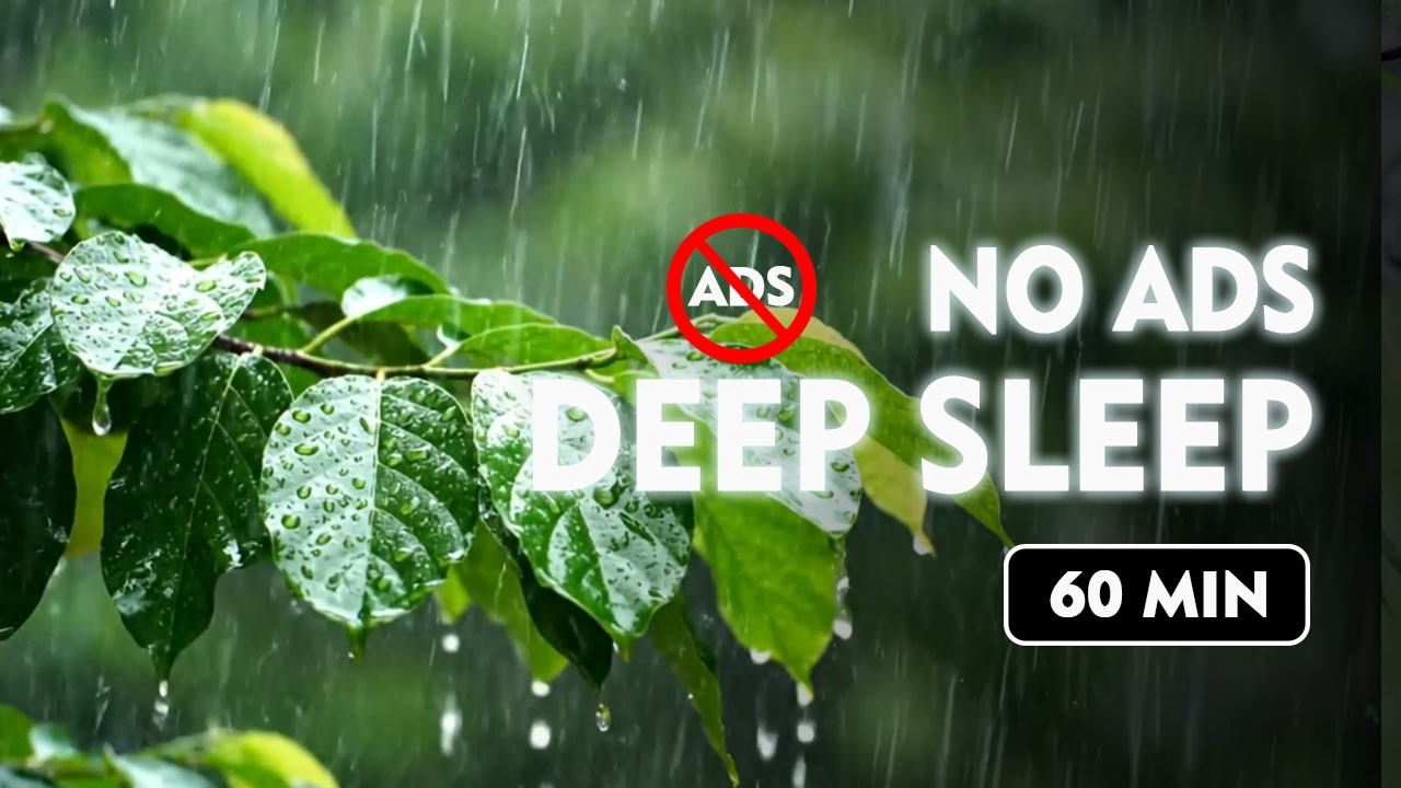Rain Sounds for Sleeping - ASMR Rain For Sleeping - Deep Sleep with Relaxing Rain Sounds