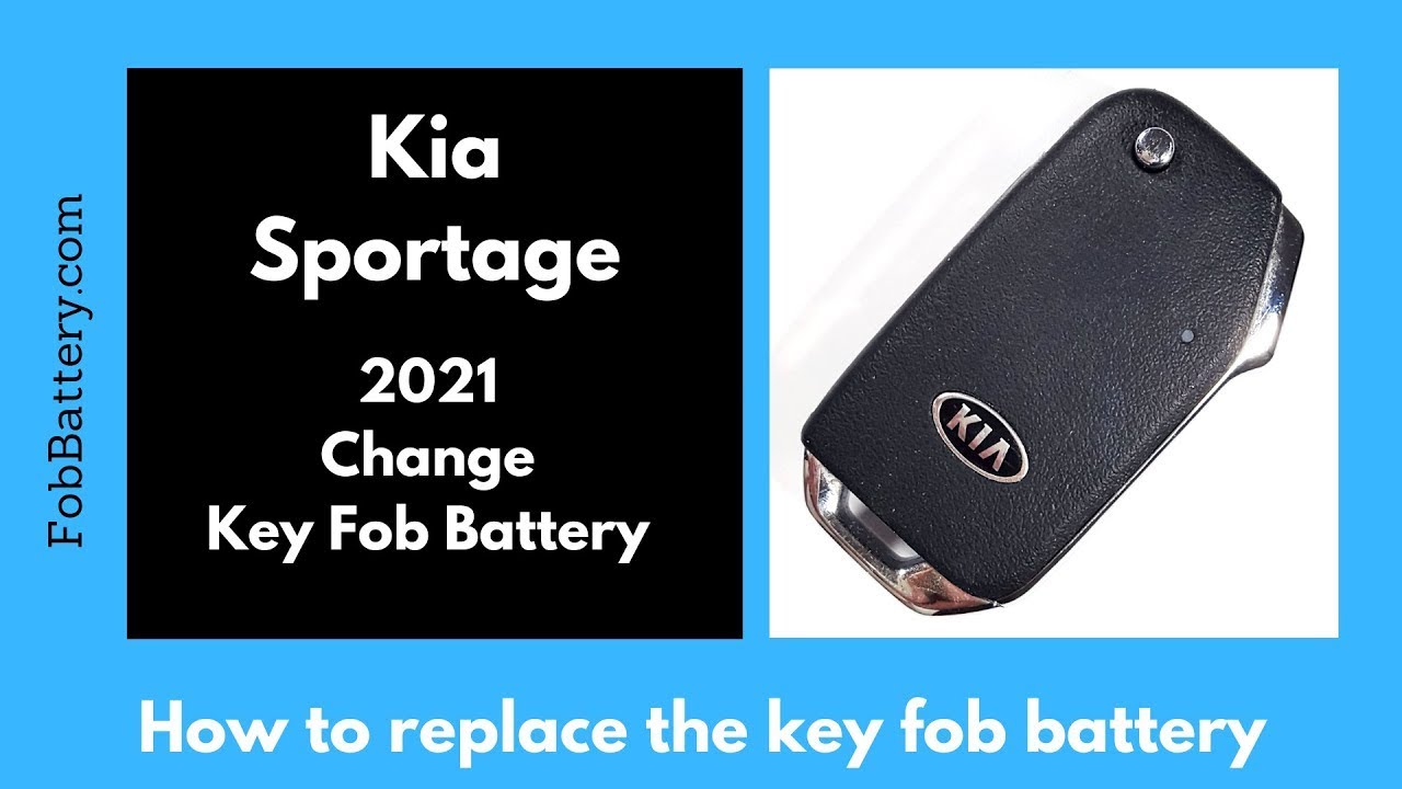 Замена батареи брелока Kia Sportage (2021-2024)