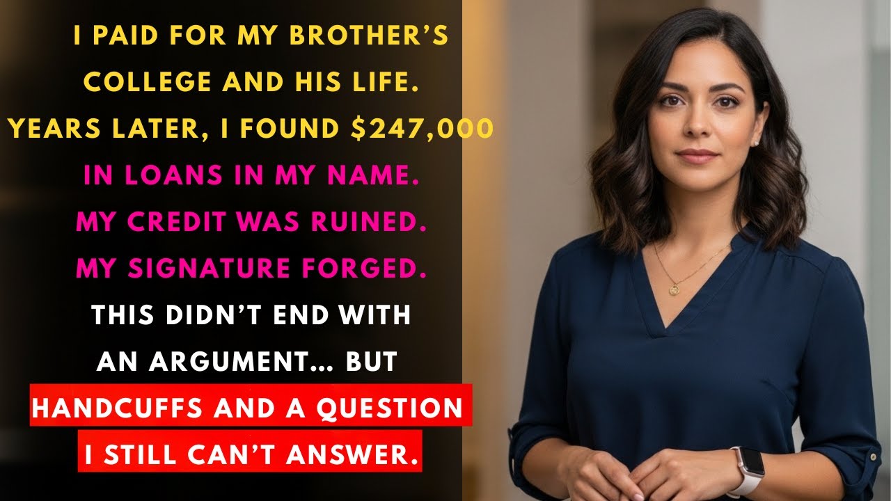 '' I Funded My Brother’s Education. He Stole My Identity Instead..”