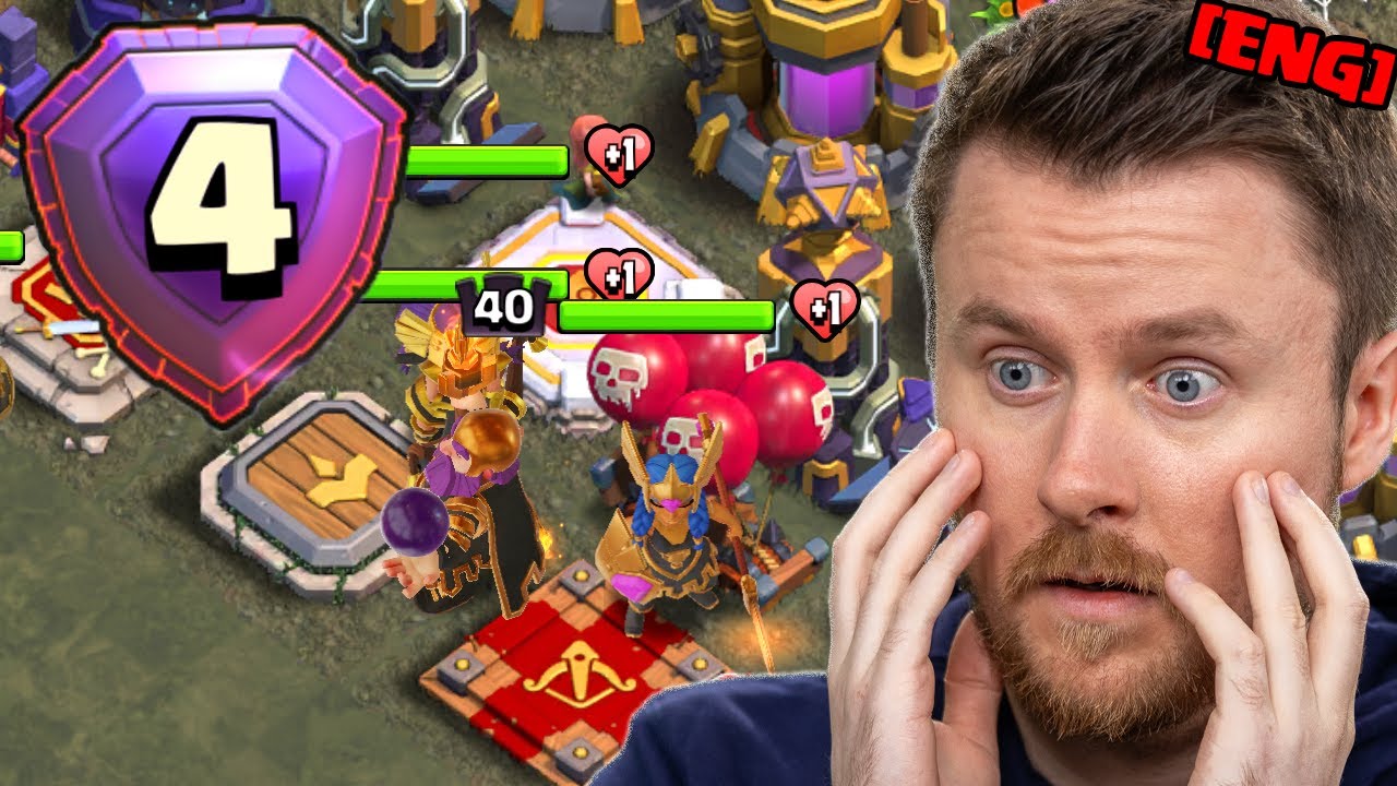 RANK 4 GLOBAL in the KING OF THE HILL MODE (Clash of Clans)