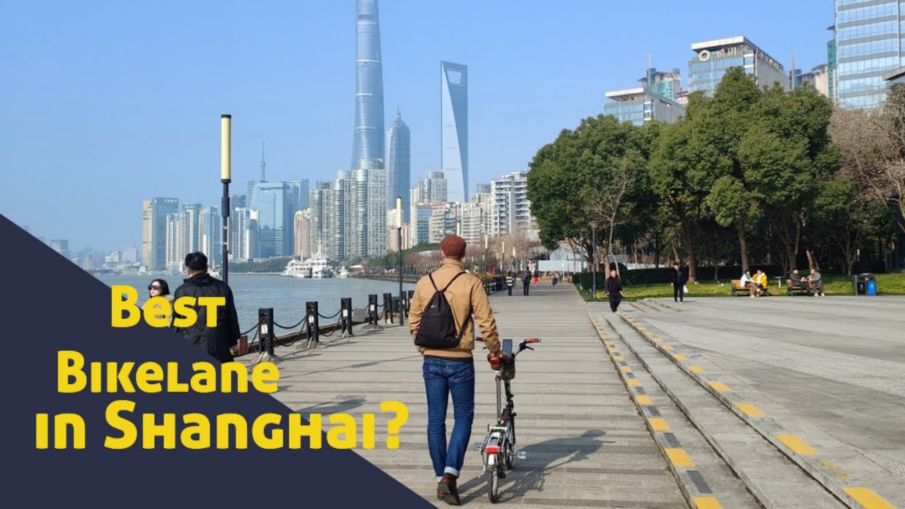 Brompton ride on Shanghai's East bund