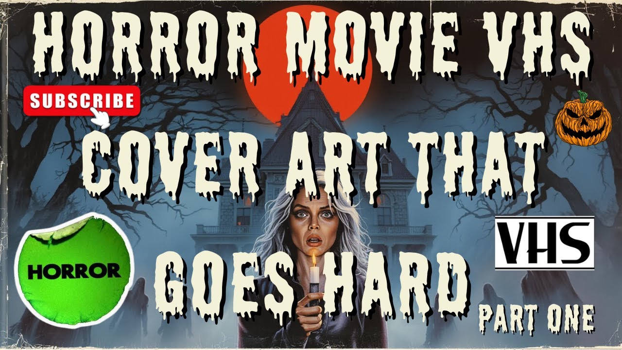 Horror Movie VHS Cover Art That Goes Hard. Part one! Mad cool tape store goodies. Let's get into it