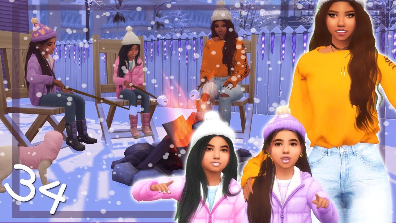 ICE SKATING! ⛸️❄️| RUNAWAY TEEN PREGNANCY CHALLENGE | The Sims 4 | Ep.34
