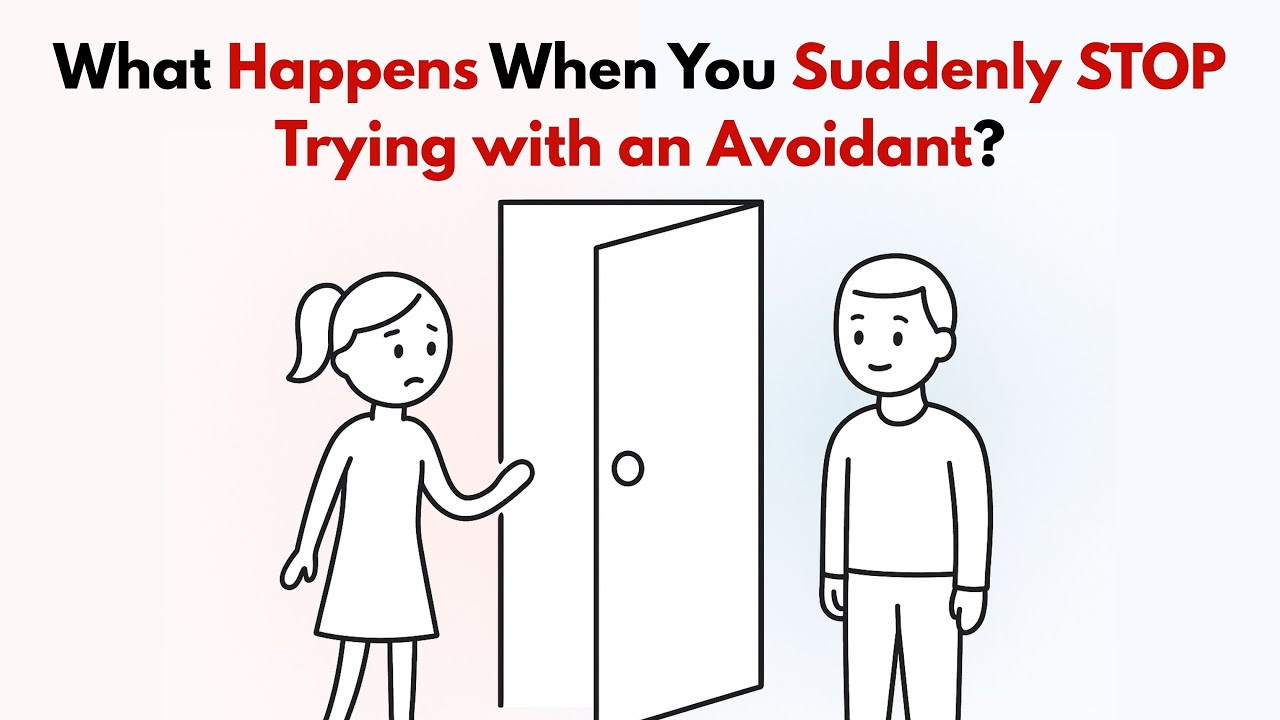 What Happens When You Suddenly STOP Trying with an Avoidant?