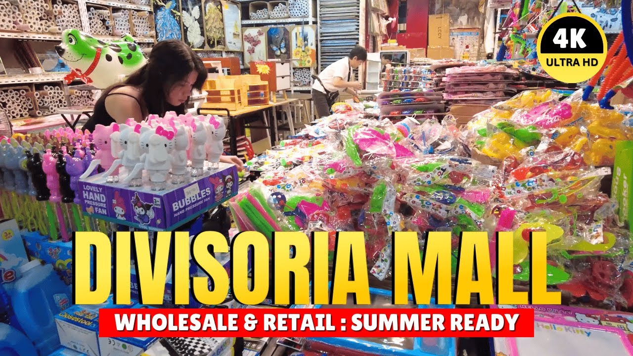 [4K] DIVISORIA MALL TOUR I WHOLESALE & RETAIL - MANILA PHILIPPINES