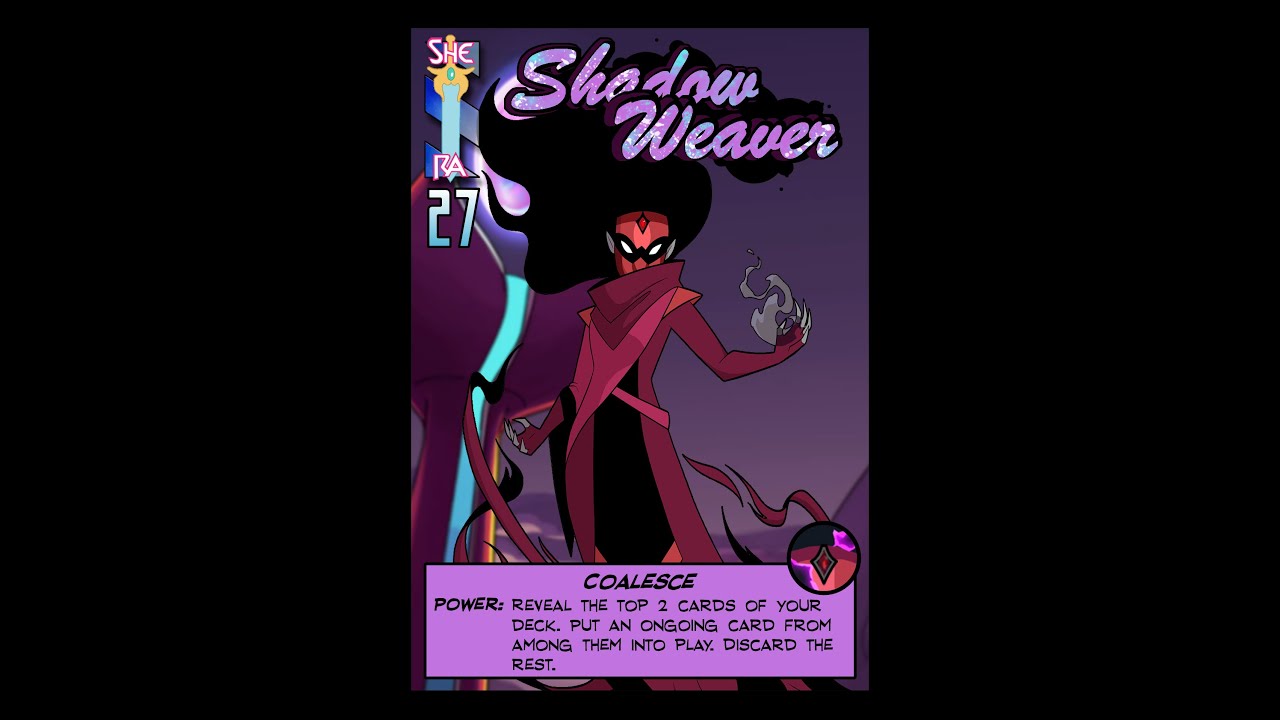Sentinels Custom Decks: the heroic Shadow Weaver?!