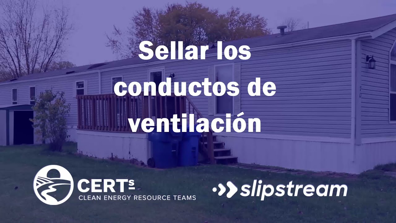 Sellado de conductos de ventilación en su casa prefabricada