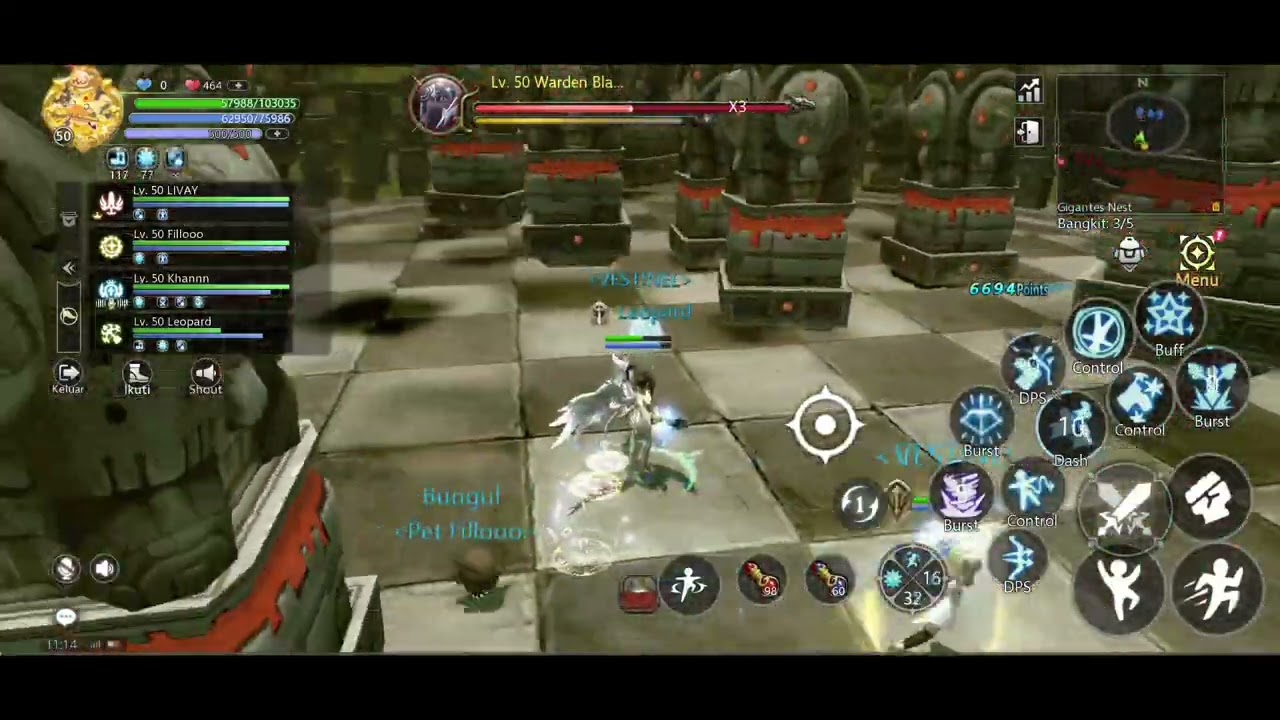 Sung saja Gigantes Nest Windwalker POV Dragon Nest Mobile Classic #dragonnestmobileclassic 