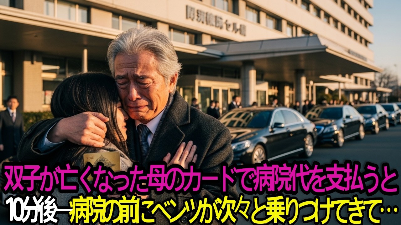 双子が亡くなった母のカードで病院代を支払うと、10分後――病院の前にベンツが次々と乗りつけてきて…人生の物語、感動の物語 ,逆転劇 ,家族の絆 ,涙腺崩壊 ,黄金のカード