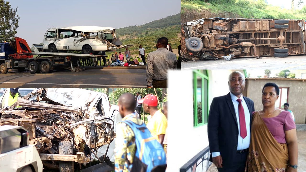 Kamonyi: Impanuka ikomeye yahitanye benshi barimo umugabo wa Hon. Mureshyankwano Rose