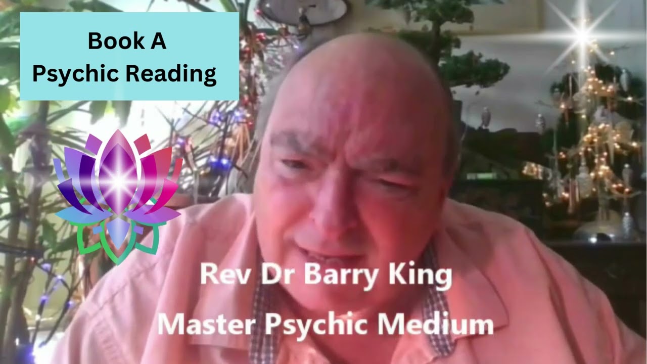 Book A Psychic Reading Today with Rev Barry King
