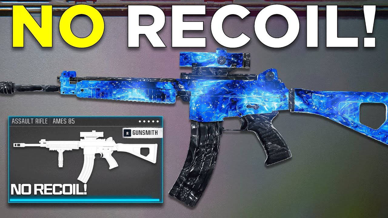 the AMES 85 has NO RECOIL in WARZONE!