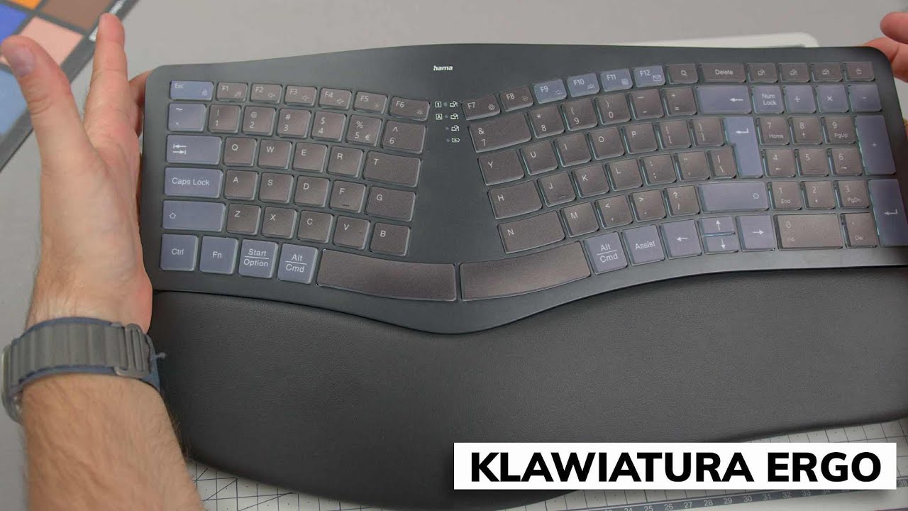 Czy ergonomiczne klawiatury coś dają? - Hama WK-900 Ergo