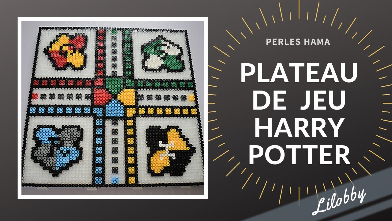 Jeu de Société « Harry Potter » Perles Hama (Perler Beads)