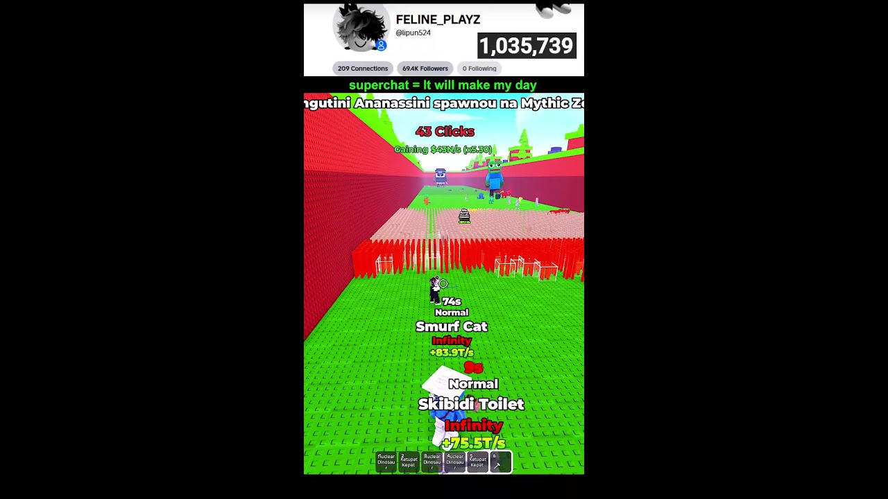 Playing Roblox With Every Viewers 🥰🥰🥰 #shorts #roblox #live