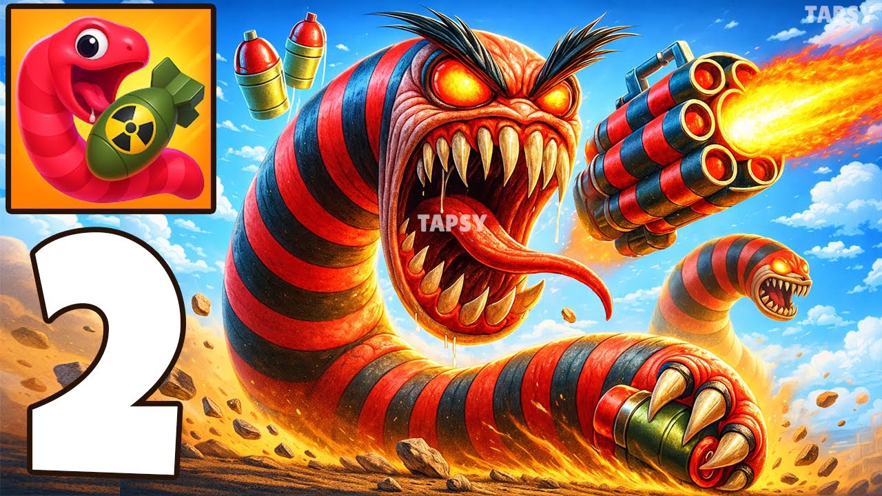 🐛Worm Race Boss Fight Gameplay Walkthrough Levels 18–30 Epic Boss Battles & Speed Runs (Android,iOS)