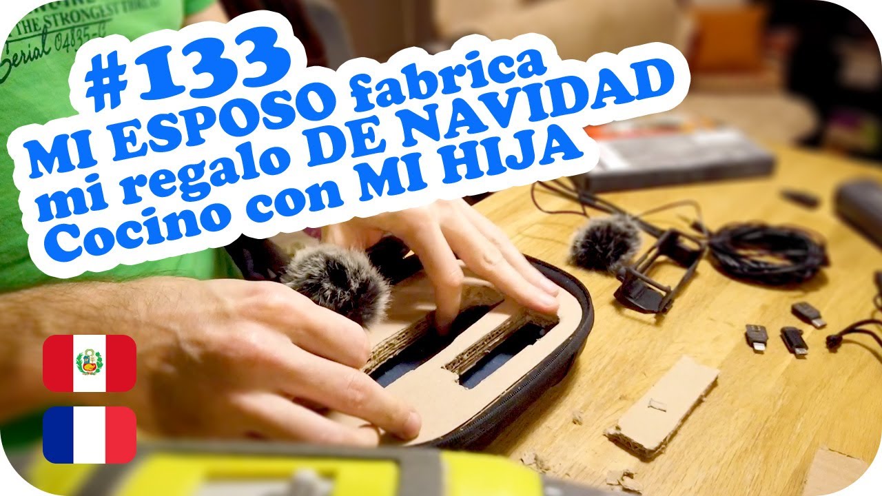 🎁 MI ESPOSO fabrica mi regalo DE NAVIDAD + cocino con MI HIJA 🎁 ~ UNA PERUANA EN FRANCIA