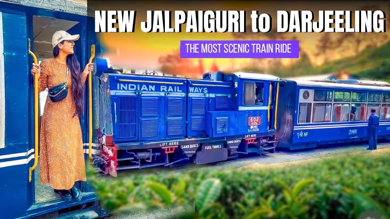 FIRST CLASS Journey: NEW JALPAIGURI to DARJEELING TOY TRAIN: India’s Most Scenic Train Journey
